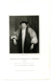 LAUD, WILLIAM, ARCHBISHOP OF CANTERBURY (1573-1645)  Archbishop of Canterbury during the Reign of Charles I; Executed on January 10, 1645