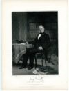 BANCROFT, GEORGE (1800-91)  American Historian & Diplomat; U.S. Navy Secretary – 1845-46; U.S. Minister to Great Britain – 1846-49; Governor of Massachusetts – 1844