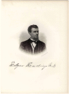 READING, EDGAR (1827-93)  Physician & Surgeon in Chicago, Illinois; Professor of Physiology at Bennett Medical College; A founder of Lake Forest, Illinois