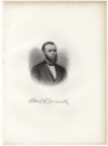 CORNELL, PAUL (1822-1904)  Prominent Attorney, Real Estate Developer, and Insurance Executive in Chicago, Illinois; Founder of Hyde Park & Cornell, early suburbs of Chicago 